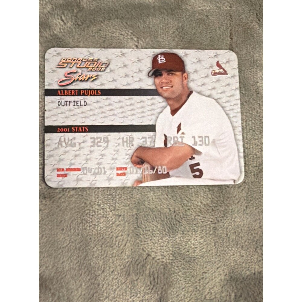 2002 Donruss Studio - Stars Albert Pujols #SS-3